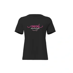 Camisa Feminina Baby Look Dia dos Avós Vovó Amor de Mãe em Dobro